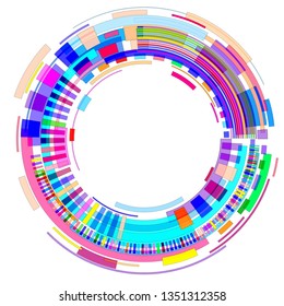 Futuristic design color background element