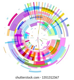 Futuristic design color background element