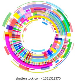 Futuristic design color background element