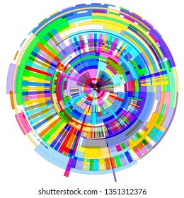 Futuristic design color background element