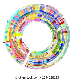 Futuristic design color background element