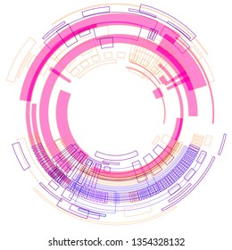 Futuristic design color background element