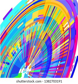 Futuristic design color background element