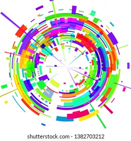 Futuristic design color background element