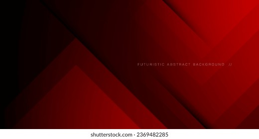 Futuristic design dark red triangle geometric overlap papercut vector background layer on dark space for text and background. Eps10 vector