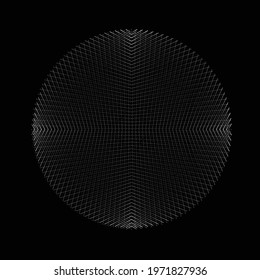futuristic design . Digital visualization . Particles stream background . Technology information concept. Flow lines . Vector sphere . Halftone dots