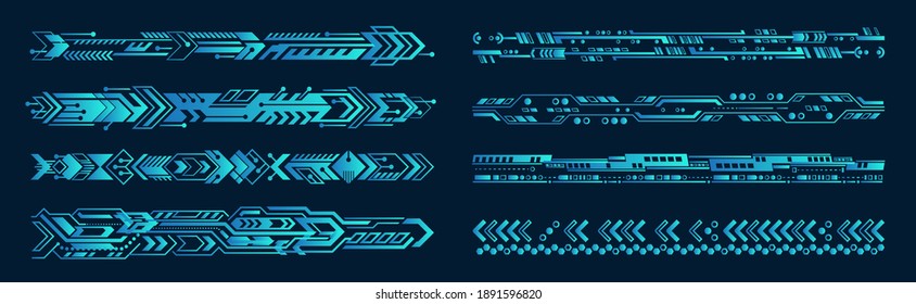 Futuristic design elements. HUD Interface Panel component. Tech and Science Sci-fi concept.