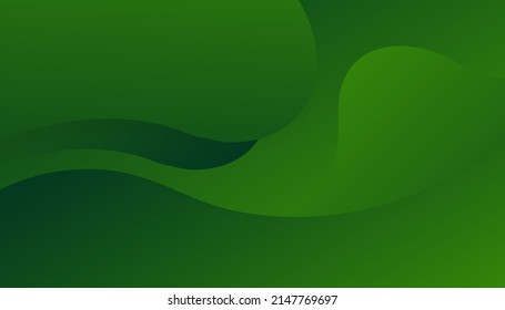 Futuristic design green background.  
Dynamic textured geometric element design with dots decoration. Modern gradient light vector illustration
