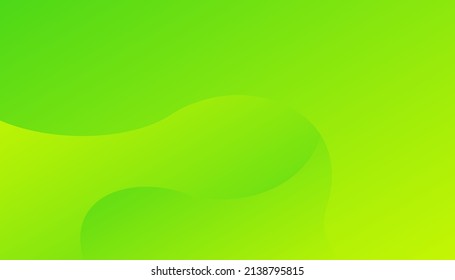Futuristic design green background.  Geometric background. Minimal abstract cover design. Creative colorful wallpaper. Trendy gradient poster. Vector illustration