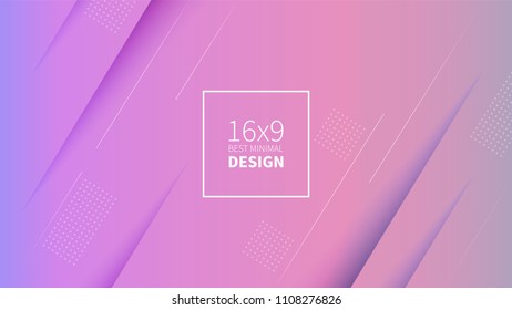 Futuristic design pink background. Templates for placards, banners, flyers, presentations and reports. Minimal geometric, dynamic shapes composition, motion design, geometric style flat. EPS10