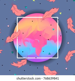 Futuristic design poster