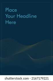 Futuristic design of poster for any commercial use and flyer, brochure, etc