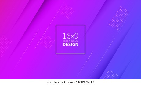 Futuristic design purple background. Templates for placards, banners, flyers, presentations and reports. Minimal geometric, dynamic shapes composition, motion design, geometric style flat. EPS10