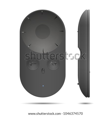 Futuristic design of realistic looking remote control. Vector Illustration.