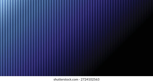 Textura de neón azul diagonal futurista con tonos vibrantes de Gradientes verdes azules. Arte vectorial azul moderno