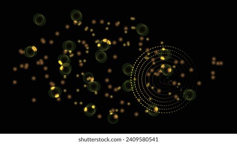  A futuristic digital abstract background with colorful glowing neural connectors analyzes big data. Artificial intelligence and Neural network concept