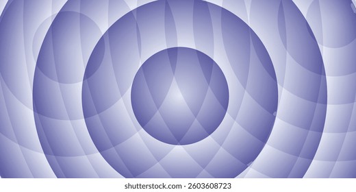 A futuristic digital background featuring overlapping circular grids in shades of blue.