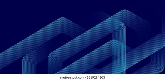Futuristic digital concept with technology hexagons. Hexagonal digital abstract background. Hexagonal stripe line art design for poster, brochure, cover, banner, website, header.
