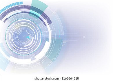 futuristic digital cyber technology concept background