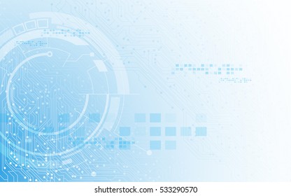 Futuristic Digital Cyber Technology Concept Background
