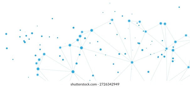 Futuristic digital network illustration representing global data communication