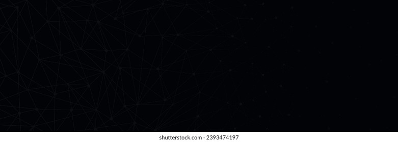 Fondo negro abstracto de tecnología digital futurista