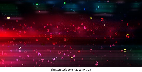 Futuristic Digital Technology Vector Background. Cyber Attack, Ransomware, Malware, Scareware