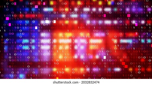 Futuristic Digital Technology Vector Background. Cyber Space