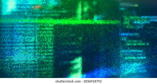 Futuristic Digital Technology Vector Background. Cyber Attack, Ransomware, Malware, Scareware Concept
