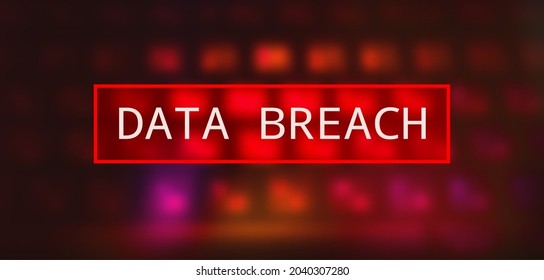 Futuristic Digital Technology Vector Background. Cyber Attack, Ransomware, Malware, Scareware