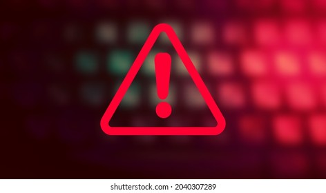 Futuristic Digital Technology Vector Background. Cyber Attack, Ransomware, Malware, Scareware