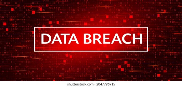 Futuristic Digital Technology Vector Background. Cyber Attack, Ransomware, Malware