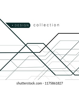 Futuristic digital techology background with overlapping lines.