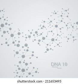 Futuristic dna eps 10, vector elegant  illustration