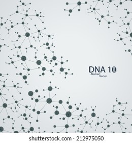 Futurista dna eps 10, ilustración vectorial elegante