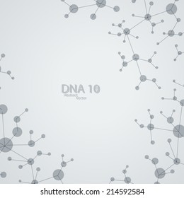 Futuristic dna eps 10, vector elegant  illustration