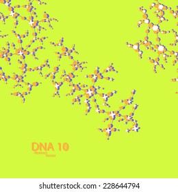 Futuristic dna eps 10, vector elegant  illustration