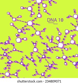 Futuristic dna eps 10, vector elegant  illustration