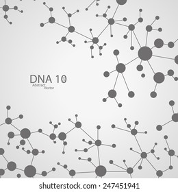 Futuristic dna eps 10, vector elegant  illustration
