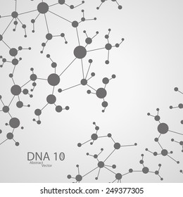 Futuristic DNA eps 10, vector elegant  illustration