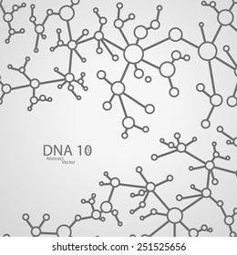 Futuristic dna eps 10, vector elegant  illustration