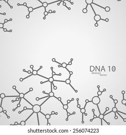 Futuristic dna eps 10, vector elegant  illustration