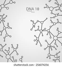 Futuristic dna eps 10, vector elegant  illustration