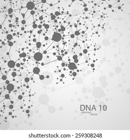 Futuristic dna eps 10, vector elegant  illustration