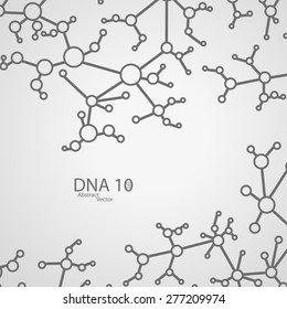 Futuristic dna eps 10, vector elegant  illustration