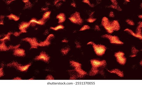 Futuristic dot wave. Abstract digital, bright particle wave. Dark background. Connection structure. Abstract 3d vector illustration.