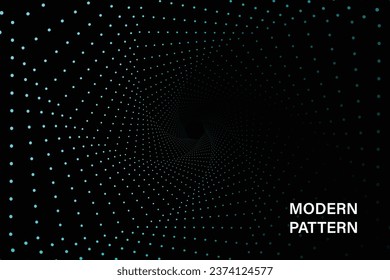 futuristic dots hexagon wavy lines background. Dynamic gold pattern. Modern lines Futuristic technology concept. Suit for poster, banner, brochure, cover, website, flyer. Vector illustration