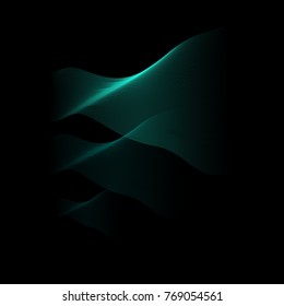 Futuristic dots pattern. Technology vector background. Data visualization. Sound wave.EPS 10