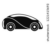 Futuristic driverless car icon. Simple illustration of futuristic driverless car vector icon for web design isolated on white background