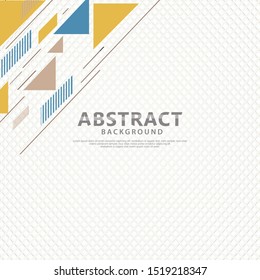 futuristic and dynamic colorful triangle lines composition ornament and texture modern pattern background, vector illustration